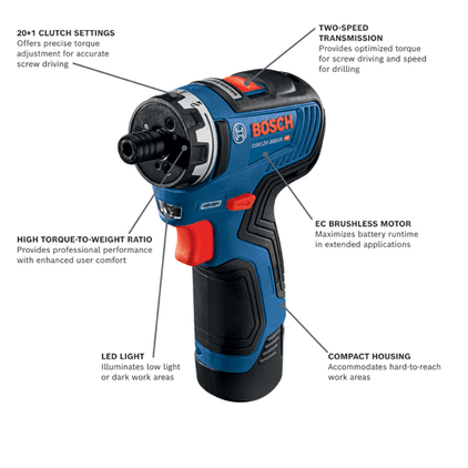 GSR12V-300HXB22 Cordless Screwdrivers