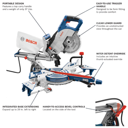 CM8S 8 1 2 In. Single Bevel Slide Miter Saw