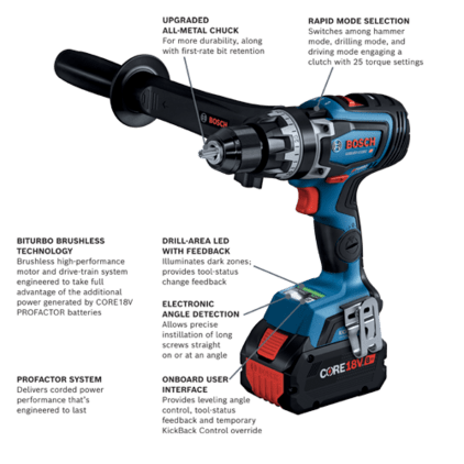 GSB18V 1330CB14 Cordless Hammer Drill Drivers