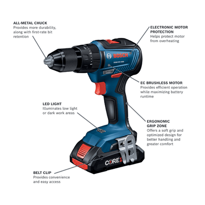 GSB18V 490B12 Cordless Hammer Drill Drivers