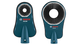 Two green Bosch Professional brushes side by side on a light background.