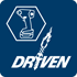 El logo de Bosch Professional muestra un destornillador y el texto "DRIVEN".