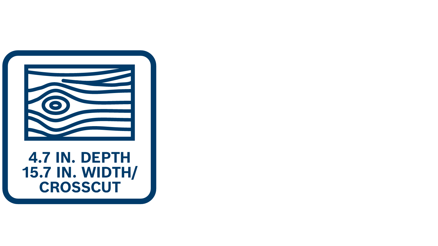 Pegatina con textura de madera y dimensiones: 4,7" de profundidad, 15,7" de ancho.