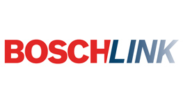 Logo of BoschLINK in red, blue, and gray on a white background.